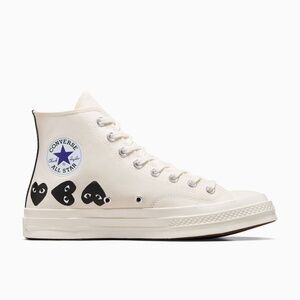 Comme des Garçons PLAY x Converse Multi Heart High-Top (Size: W8/M6) - NWT